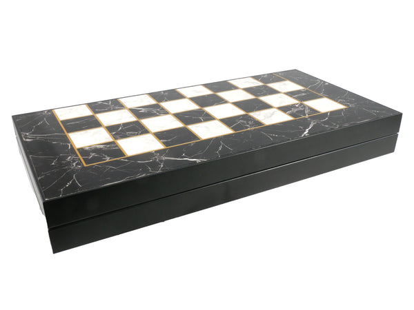 Backgammon - Black and White Decoupage