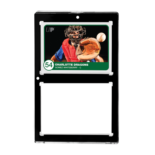 35PT 2-Card Black Border UV ONE-TOUCH® Magnetic Holder