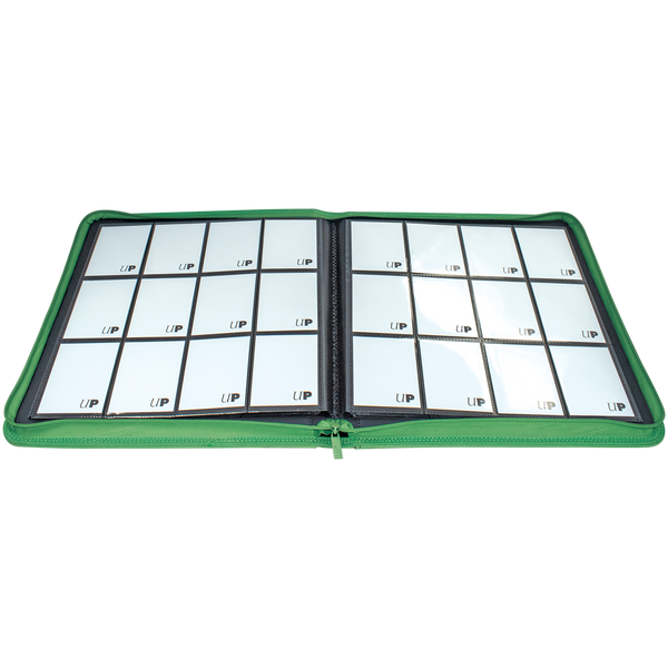 Vivid Green 12-Pocket Zippered PRO-Binder