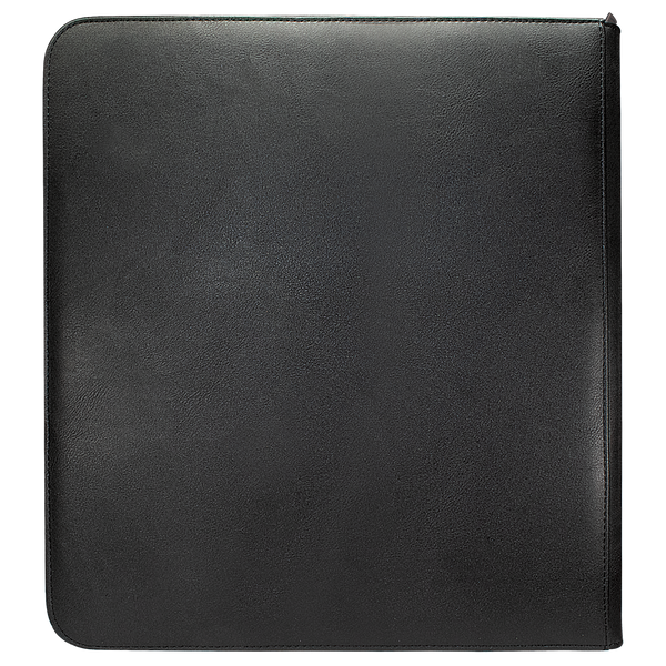 Vivid Black 12-Pocket Zippered PRO-BINDER® Album