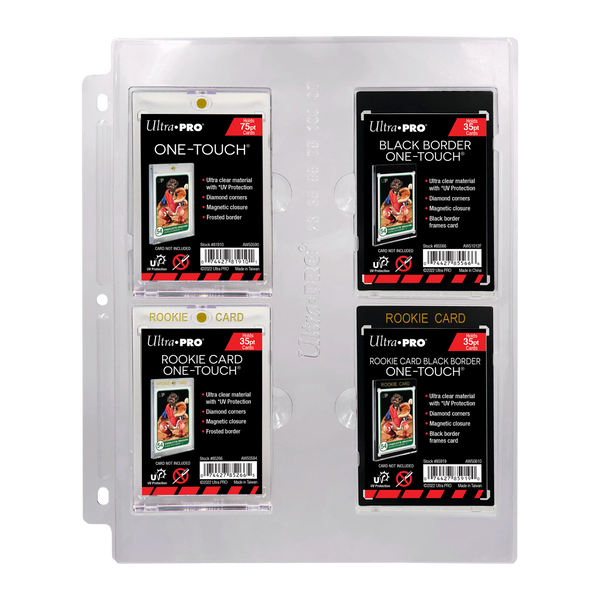4-Pocket Page for 23PT-100PT ONE-TOUCH® Displays