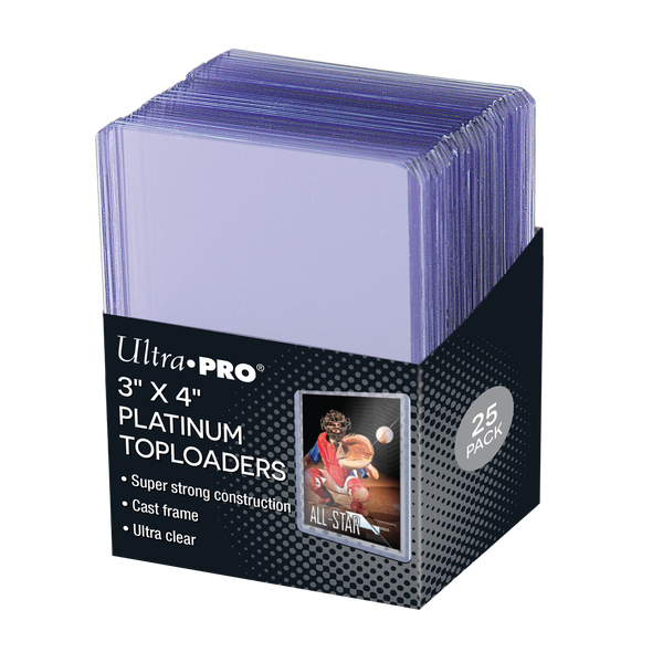 3" x 4" Ultra Clear Platinum TOPLOADER® Sleeves (25ct)