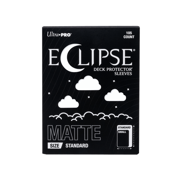 ECLIPSE® Matte Standard DECK PROTECTOR® Sleeves: Arctic White - 105ct