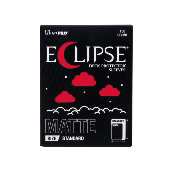 ECLIPSE® Matte Standard DECK PROTECTOR® Sleeves: Apple Red - 105ct