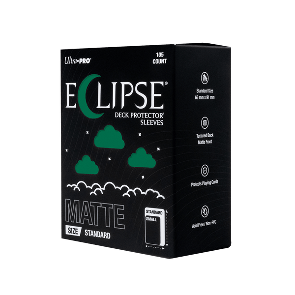 ECLIPSE® Matte Standard DECK PROTECTOR® Sleeves: Forest Green - 105ct