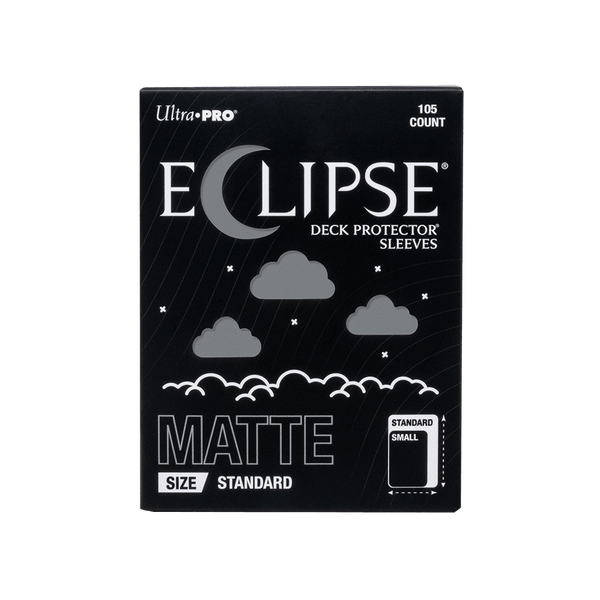 ECLIPSE® Matte Standard DECK PROTECTOR® Sleeves: Smoke Grey - 105ct