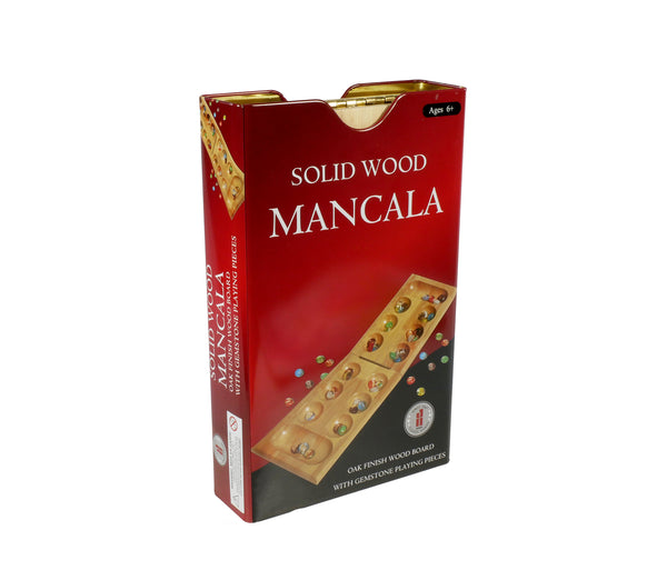 Mancala - Folding Wood Mancala in Tin Case