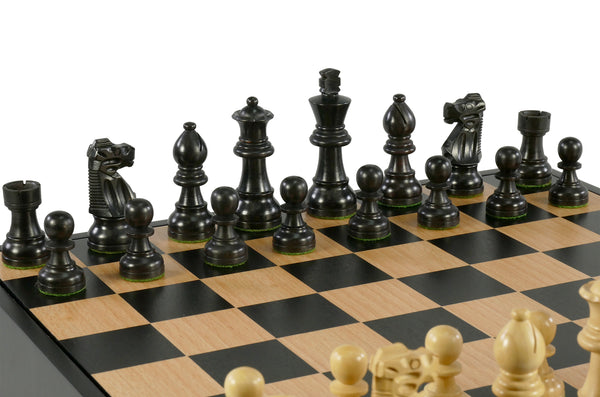 Chess Set - Black French in Chest