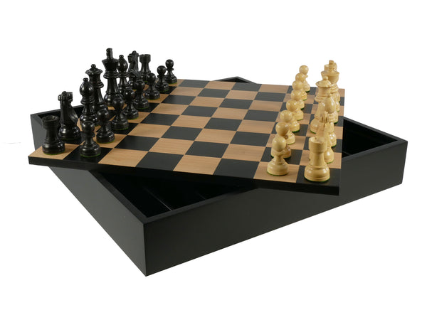 Chess Set - Black French in Chest