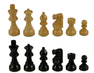 Chess Pieces - Small Black French Knight Chess Pieces