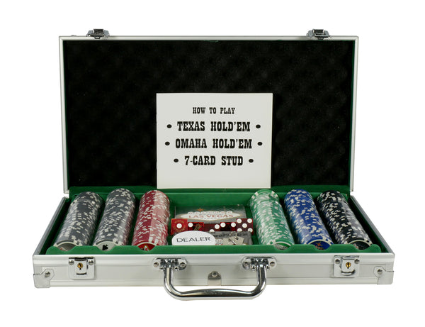 Casino- Texas Hole Em' Travel Set with Aluminum Attache Case