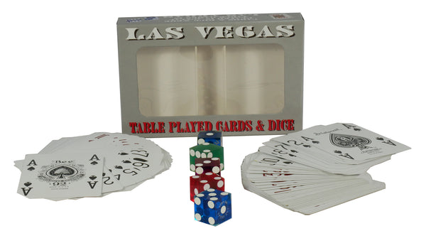 Casino- 2-Deck Card and Dice Set