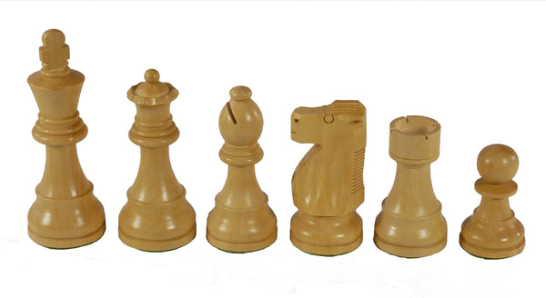 Chess Pieces - Black French Knight Chess Pieces