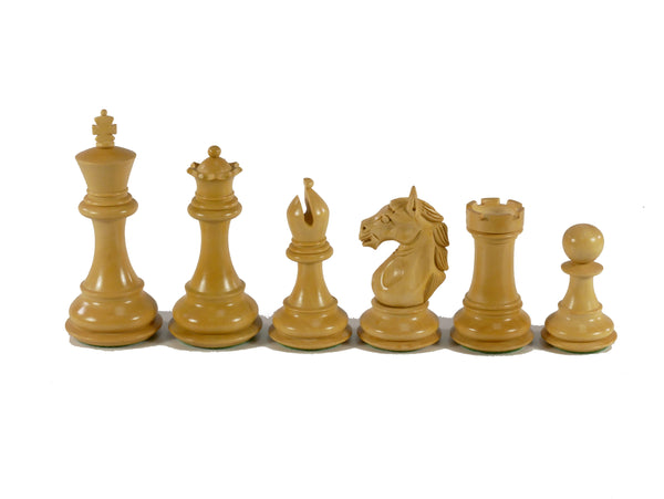 Chess Pieces -3.75" Columbian Sheesham/Boxwood Chessmen (Double Queens)