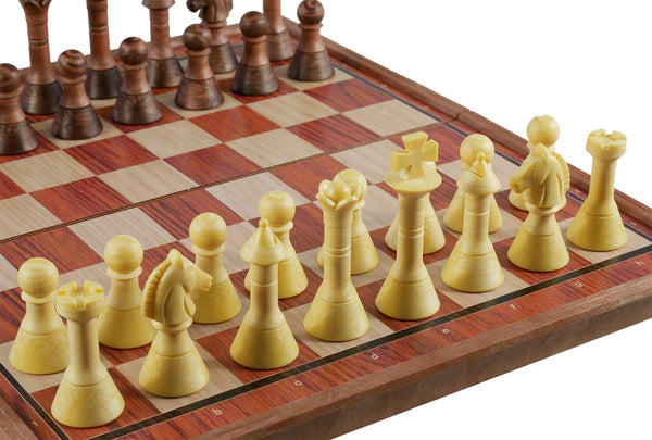 Chess Set - Folding Woody Magnetic Chess Set