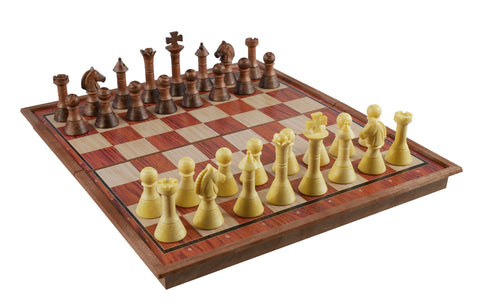 Chess Set - Folding Woody Magnetic Chess Set