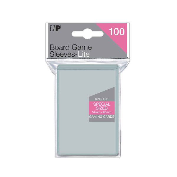 Special Sized Lite Board Game Sleeves (100ct) for 54mm x 80mm Cards