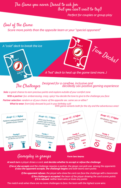 Spicify - Italian Party Card Game (Cold + Hot Decks, 18+)