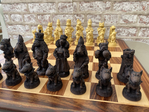 Chess Pieces - Cats & Dogs Chess Pieces