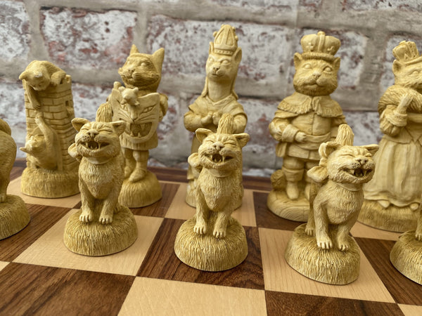 Chess Pieces - Cats & Dogs Chess Pieces