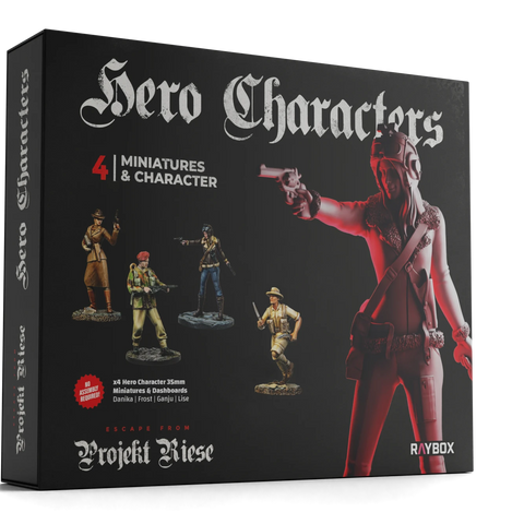 Raybox - Escape from Projekt Riese - Hero Characters