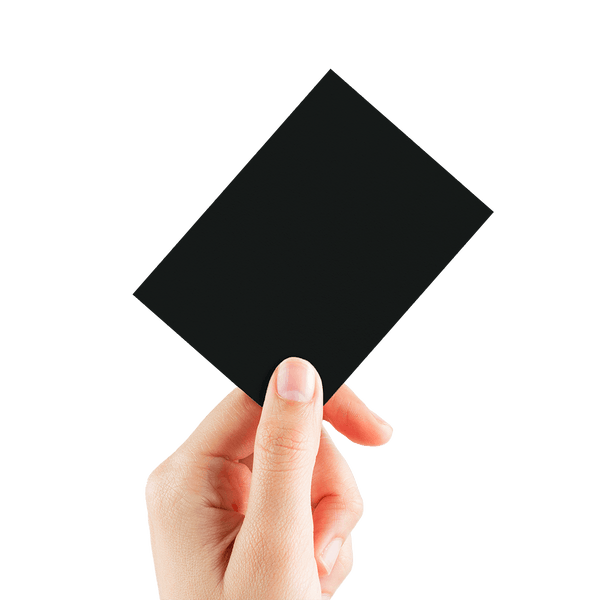 ECLIPSE® Matte Standard DECK PROTECTOR® Sleeves: Jet Black - 105ct