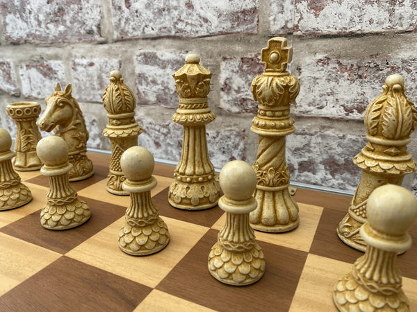 Chess Pieces - Ornate Staunton Chess Pieces