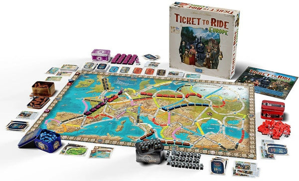 Ticket To Ride Europe 15th Anniversary Edition