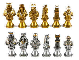Chess Pieces- Camelot Busts Resin Chess Pieces