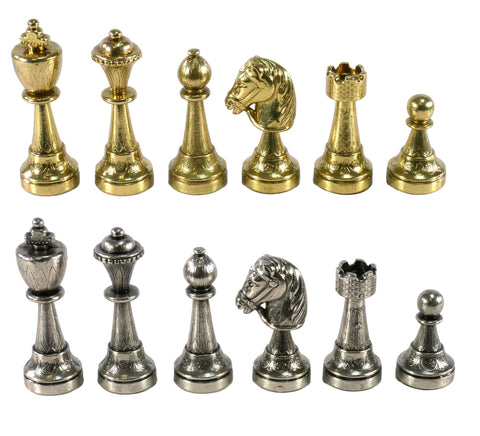 Chess Pieces - Staunton Metal - 70M