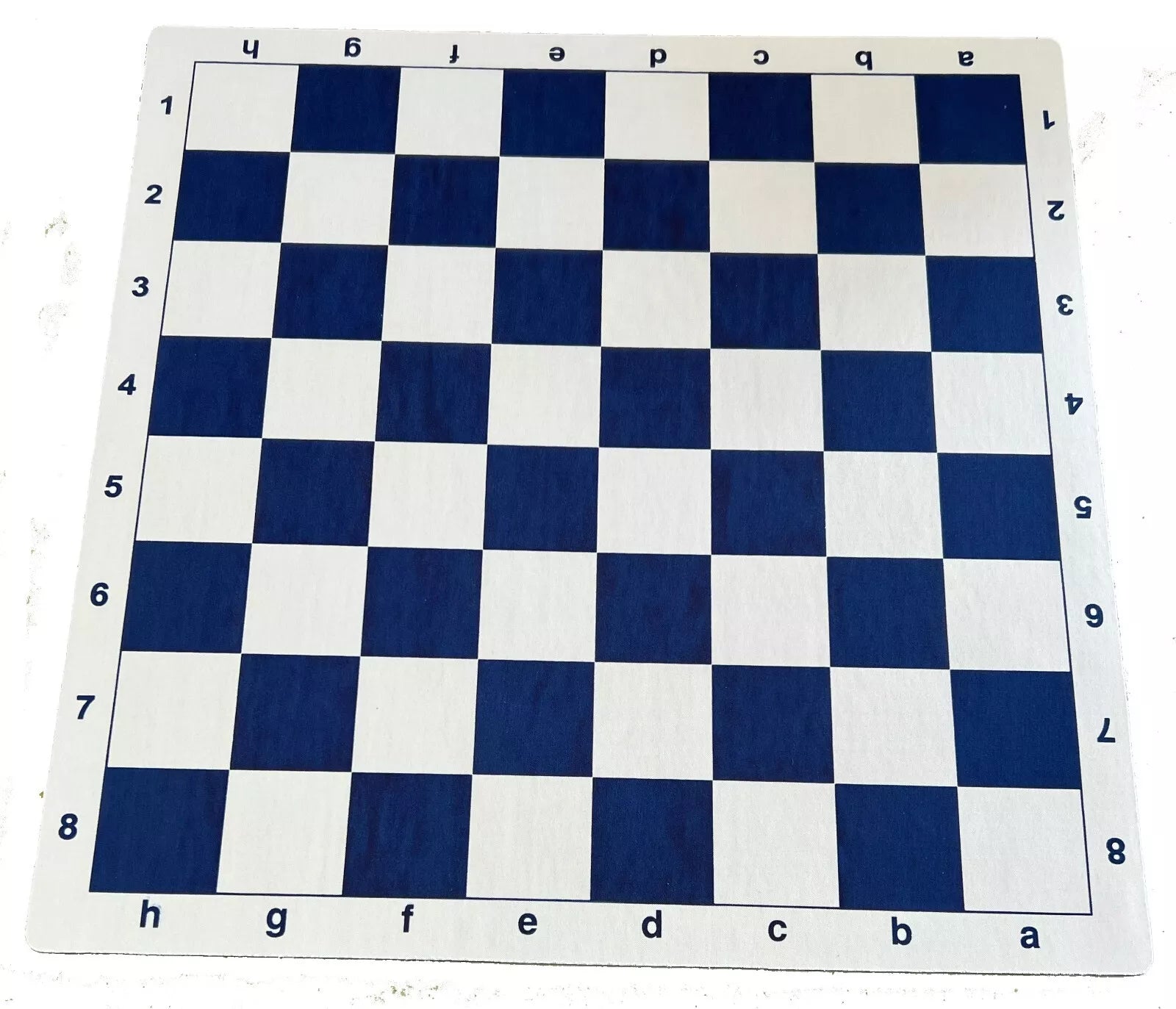 Chess Mat - 20" Blue & White Mouse Pad Chess Mat