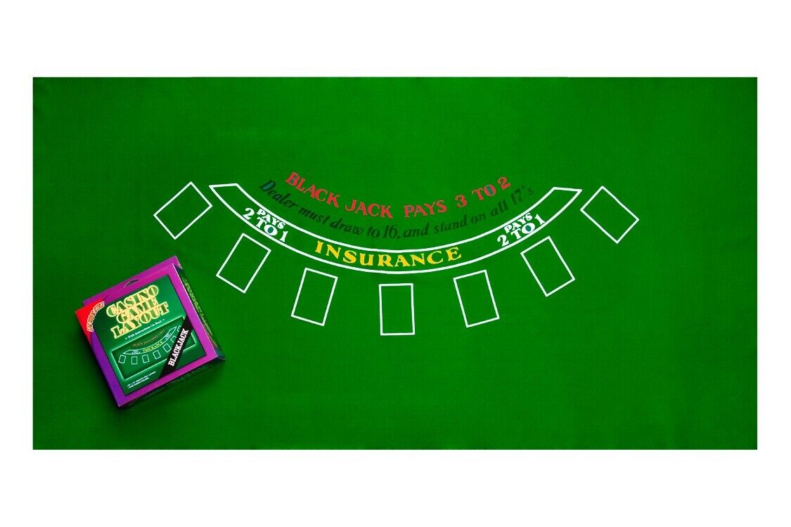 Casino- Felt Blackjack Layout - 36"x72"