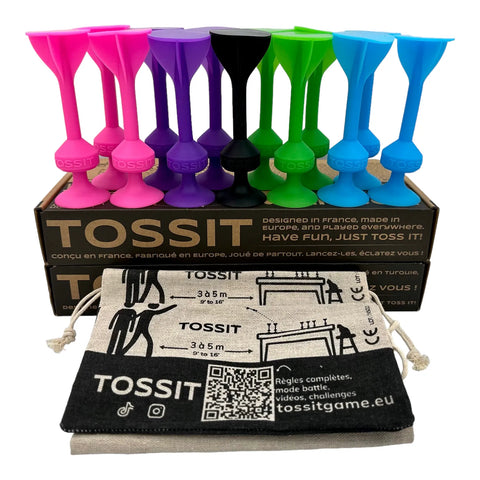 TOSSIT - X2 Edition Pink/Blue-Purple/Green