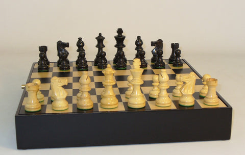 Chess Set - Black French in Chest