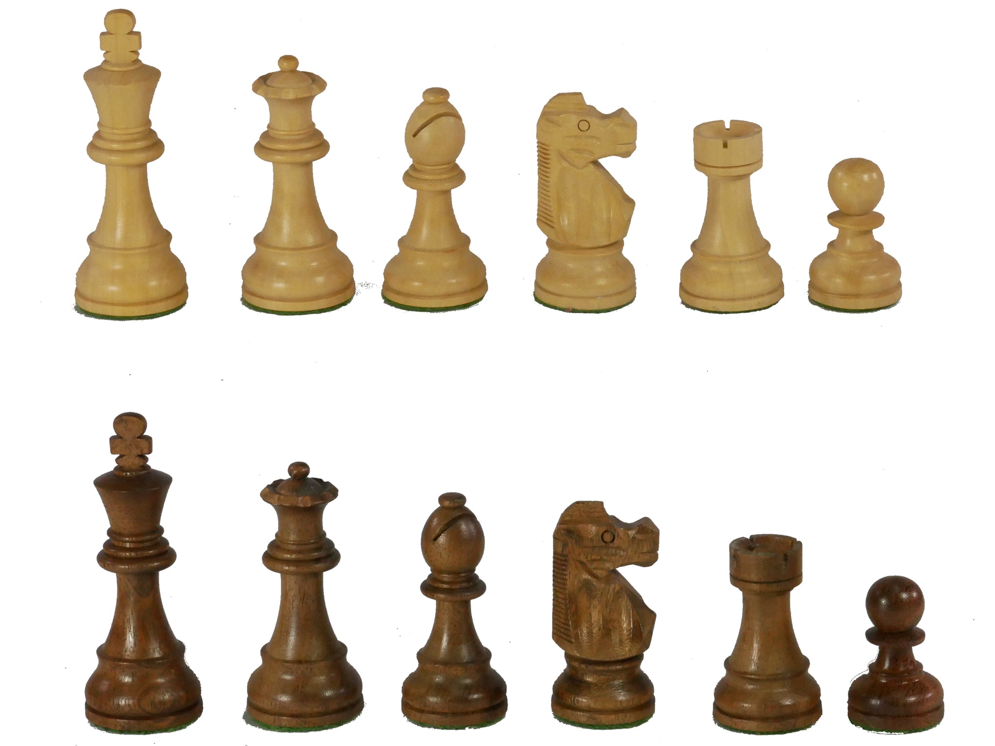Chess Pieces - Sheesham French Chess Pieces