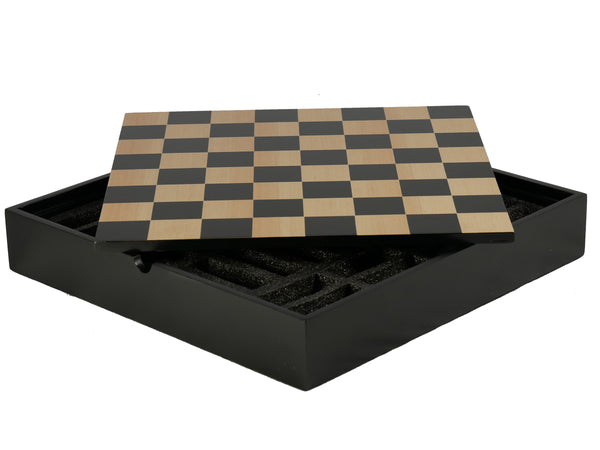 Chess Board - Black/Maple veneer Chest