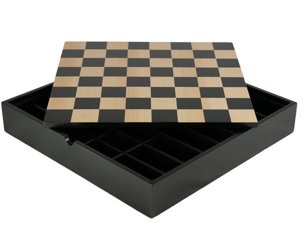 Chess Board - Black/Maple veneer Chest