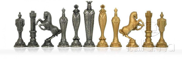Chess Pieces - Metal - Renaissance