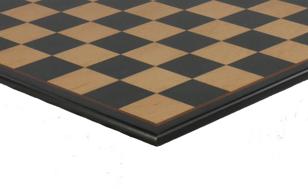 Chessboard - Black and Birdseye Maple veneer - 17.25" - 50440BBM
