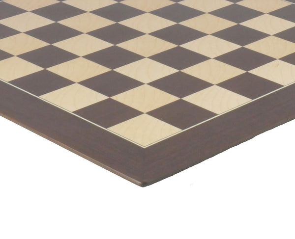 Chess Board - Walnut/Sycamore Barcelona Chess Board