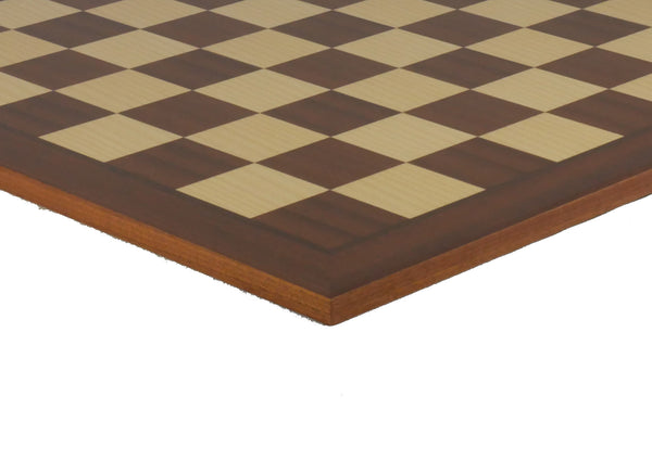 Chess Board - 21" Mahogany and Maple Chess Board