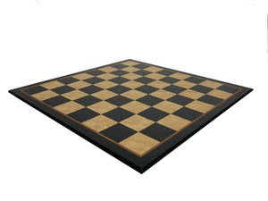 Chess Board - 22" Black & Birdseye Maple veneer Chess Board