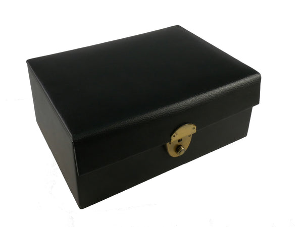 Chess Box - Black Vinyl divided Chess Box
