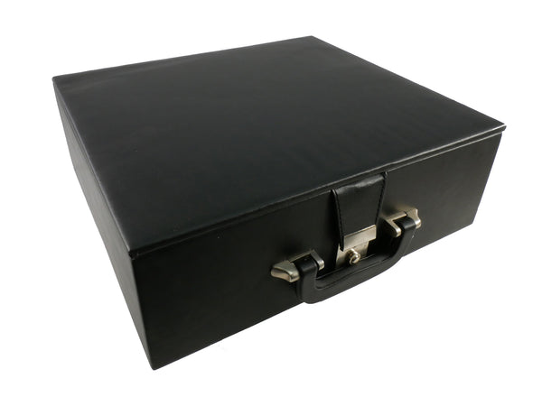 Chess Box - Large Black Vinyl Chess Box