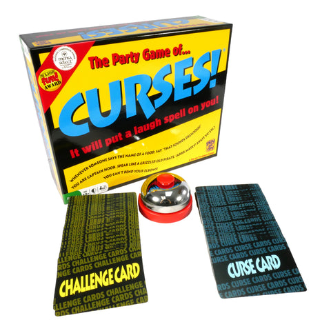 CURSES! Party Game Box and Content