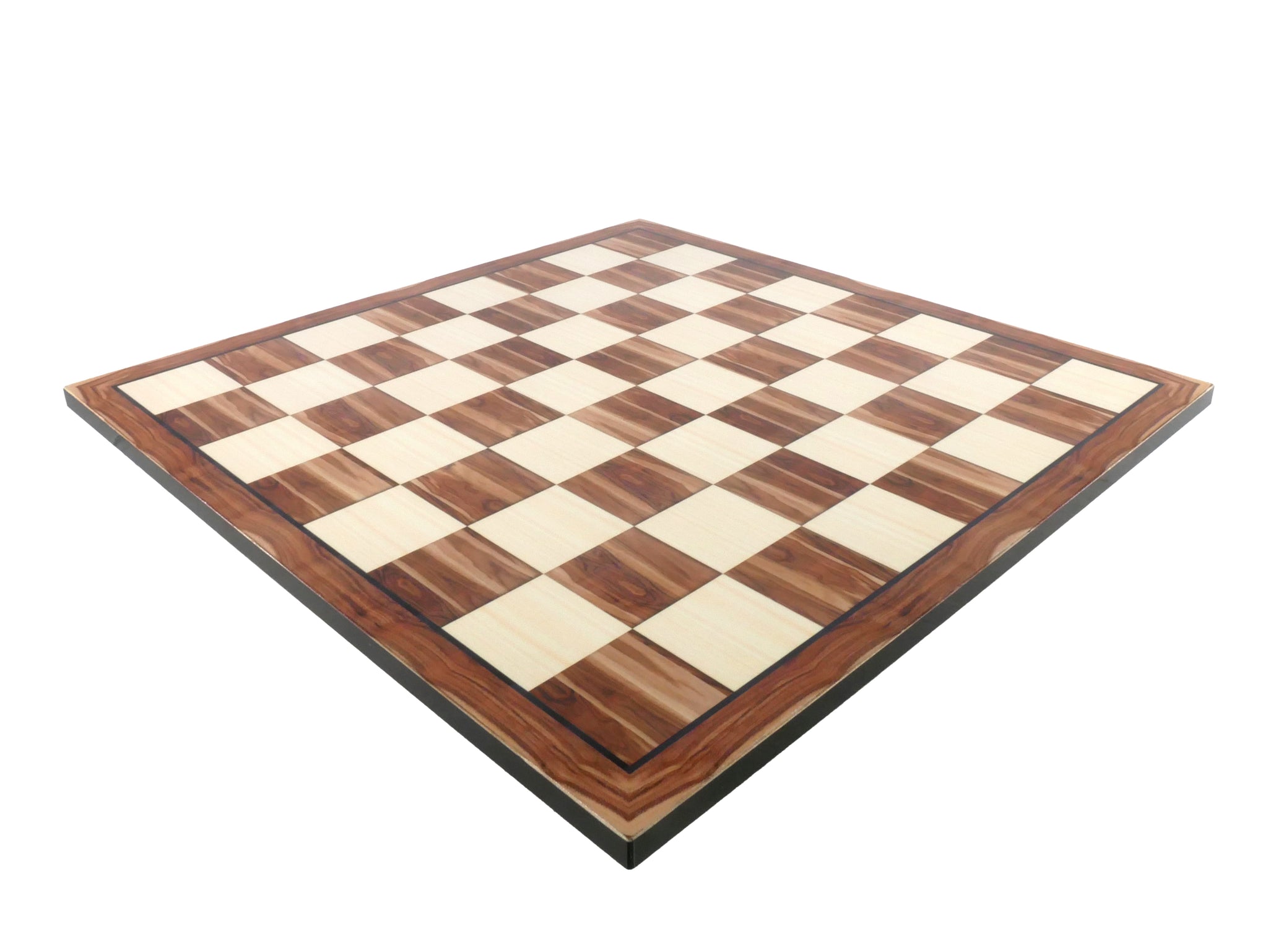 Chessboard - American Walnut Decoupage - 17.25"  - 75417