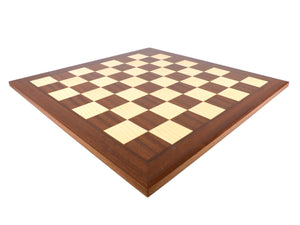 Chess Board - 21" Mahogany and Maple Chess Board