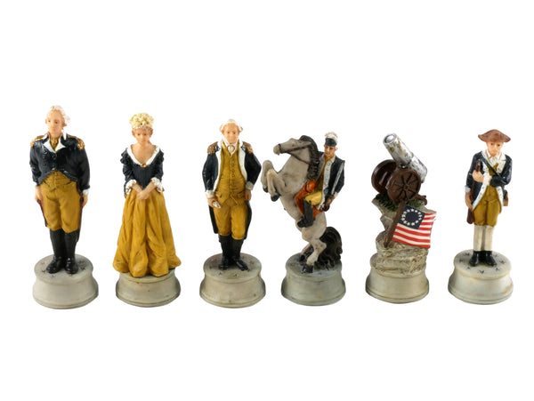Chess Pieces - Resin - American Revolution