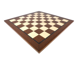 Chess Board - Dark Rosewood and Maple - 21"