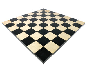 Chess Board - 15.5" Black & Maple Basic Chess Board